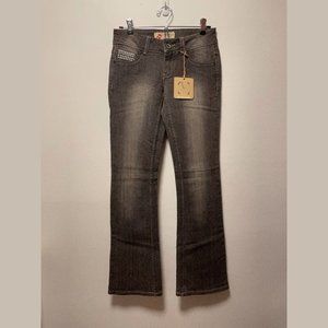 Farlow Bootcut Jeans – Black Washed Denim Size 5